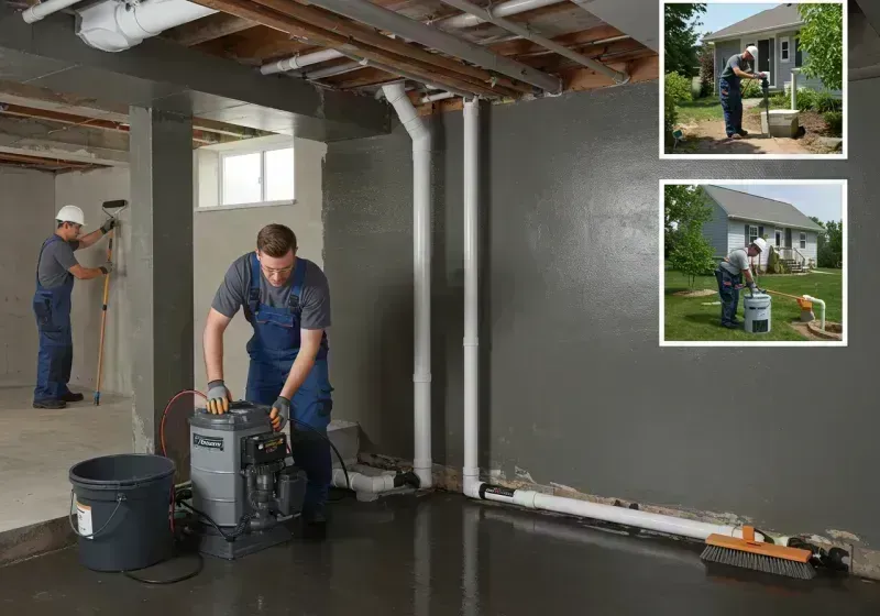 Basement Waterproofing and Flood Prevention process in Waterloo, IL